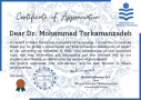 برگزاری وبینار تخصصی آقای دکتر محمد ترکمنزاد با موضوع « Electrochemical Desalination of Water »