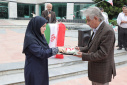 آیین اهتزاز پرچم جمهوری اسلامی ایران در دانشگاه صنعتی نوشیروانی بابل برگزار شد