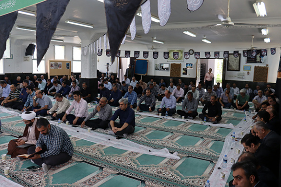 مراسم ترحیم همکار متوفی مرحوم مغفور شادروان سید قاسم محمدی برگزار شد