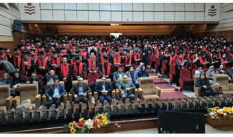 قرائت سوگند‌نامه مهندسی در آئین دانش آموختگی دانشگاه صنعتی نوشیروانی بابل