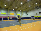 تیم های دانشجویی برای رقابت در المپیاد ورزشی در دانشگاه نوشیروانی بابل به تمرین رشته بدمینتون پرداختند