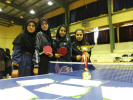کسب مقام سوم تیم تنیس روی میز دختران دانشگاه در مسابقات قهرمانی دانشگاه های منطقه 3 کشور