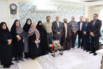 دیدار جمعی از مسئولین و کارکنان دانشگاه با خانواده شهید غلامحسین قنبری