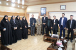 نشست اعضای شورای بسیج کارمندان پایگاه شهید امینیان با رئیس دانشگاه