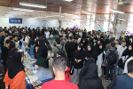گزارش تصویری  برپایی بازارچه خیریه غذا برای کمک به کودکان مبتلا به اتیسم