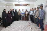 دیدار جمعی از دانشگاهیان با خانواده شهید احمد صادق دشتیان