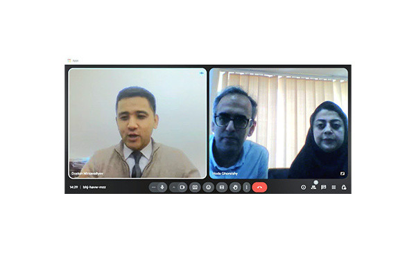 برگزاری نشست مجازی میان مدیریت همکاری‌های علمی و بین‌المللی دانشگاه صنعتی نوشیروانی بابل و دانشگاه آلمالیک ازبکستان