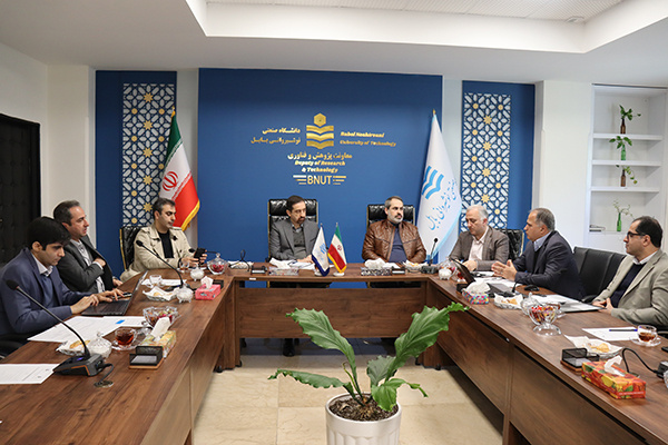 نشست مشترک دانشگاه صنعتی نوشیروانی بابل و پارک علم و فناوری استان مازندران