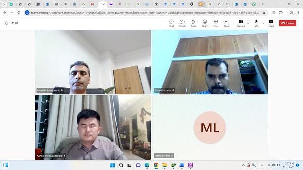 برگزاری جلسه معاونت پژوهش و فناوری دانشگاه صنعتی نوشیروانی بابل با کشورهای عضو بریکس